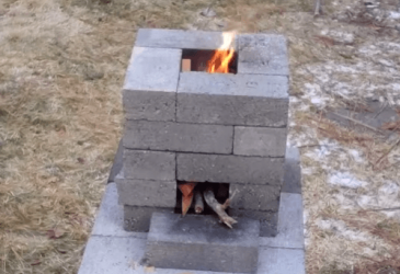 How To Build A Better Brick Rocket Stove For $10