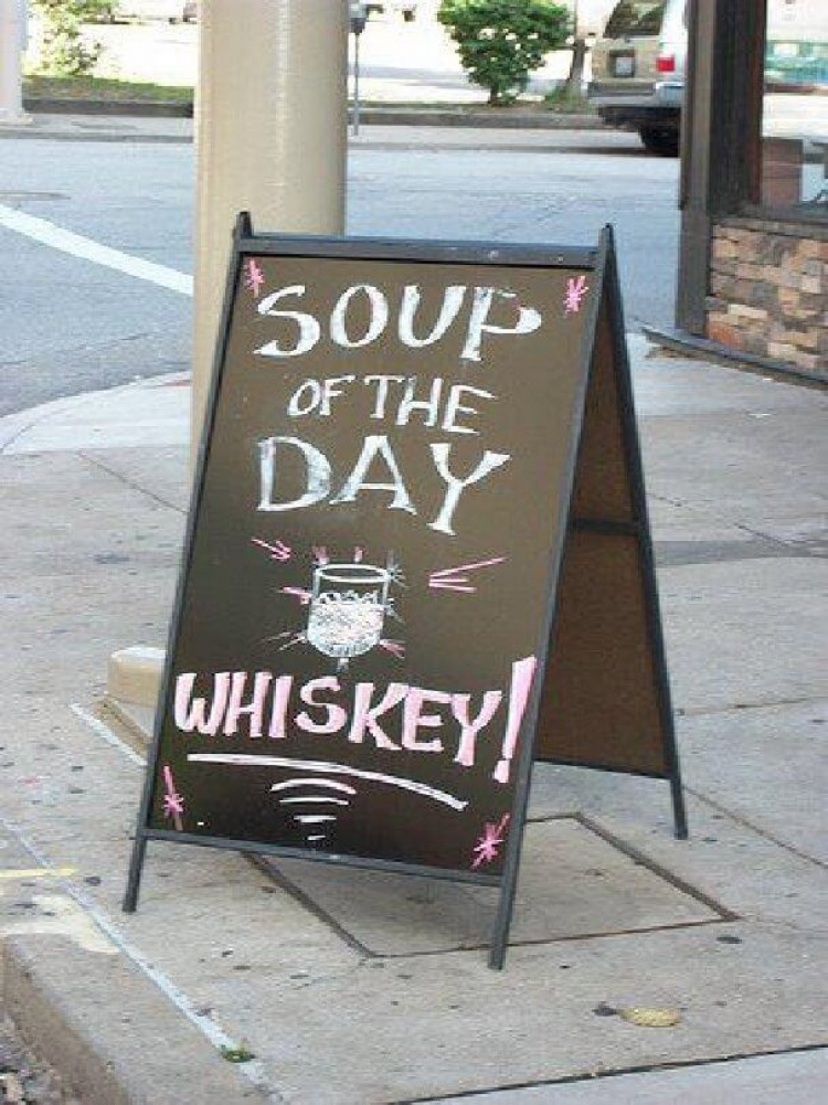 Interesting soup of the day LOL